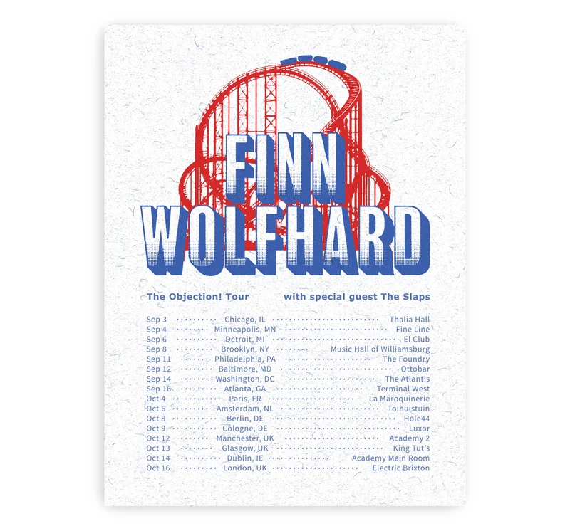 Finn Wolfhard 2026 tour poster